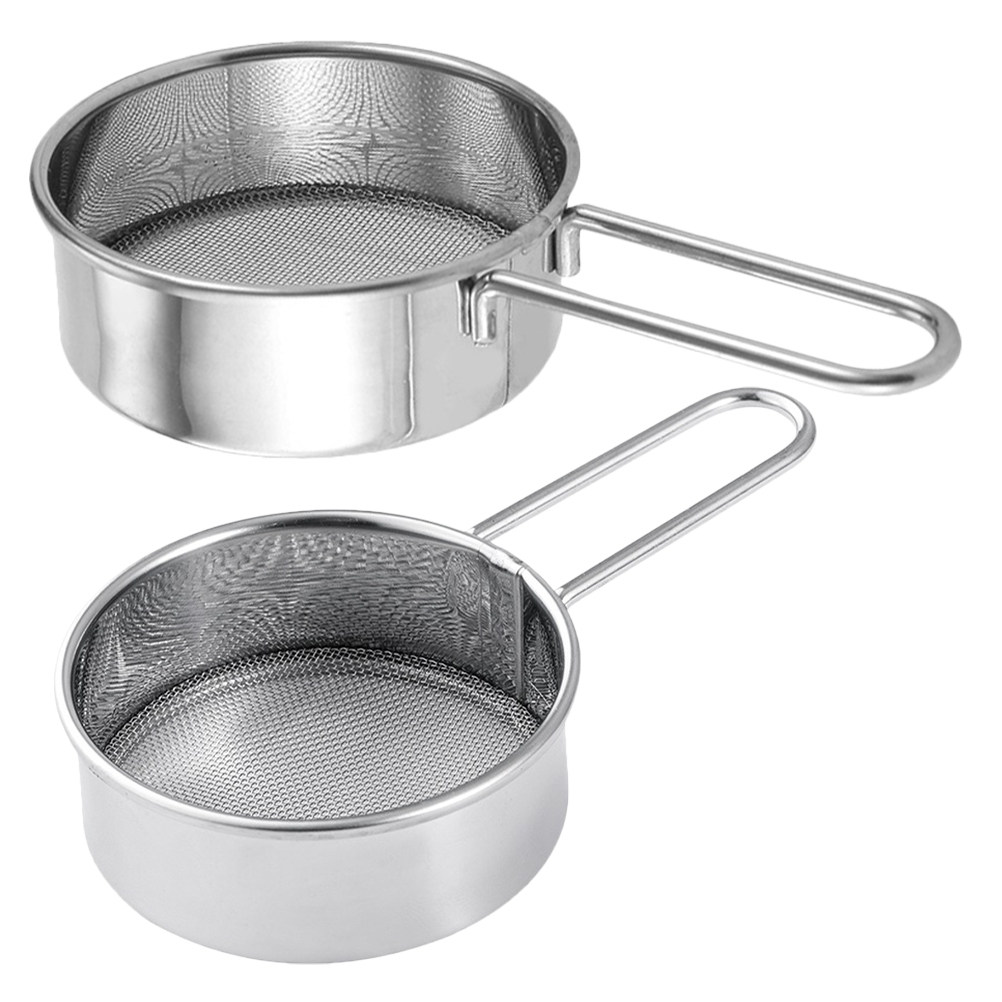 Mini Kitchen Baking - 2Pcs Handheld Mini Stainless Steel Flour