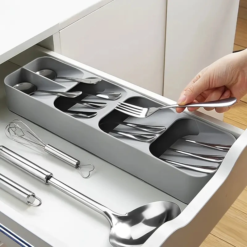 Kitchen Baking Tray Storage - Multi-purpose Cutlery Storage Tray Cutlery Fork