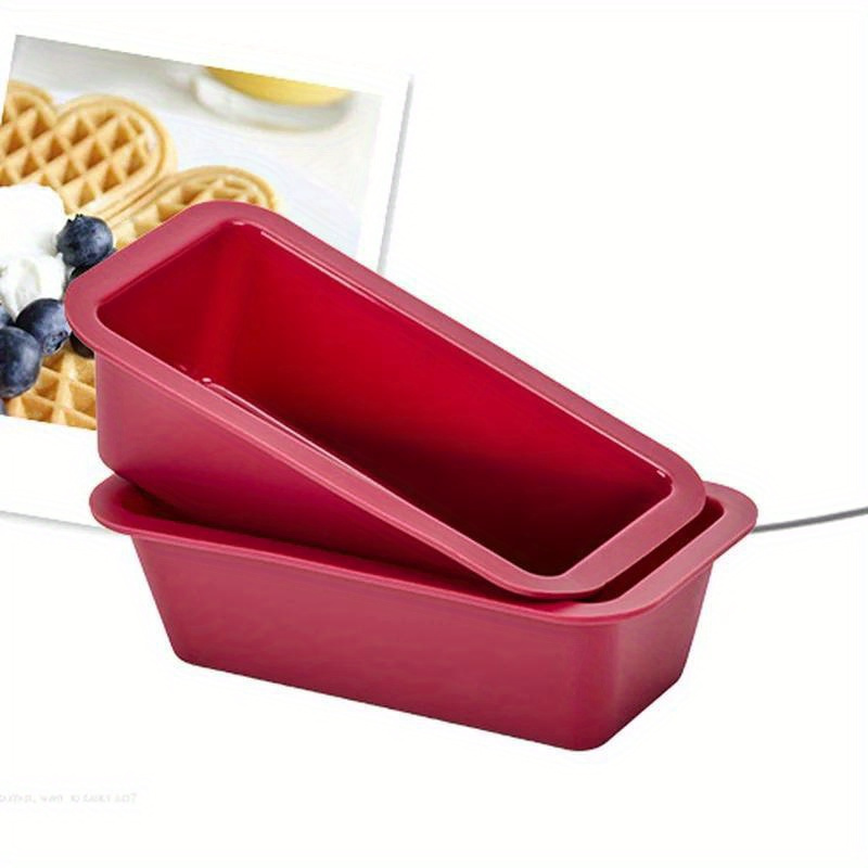 Mini Kitchen Baking - Silicone Baking Molds NonStick Rectangle Cake