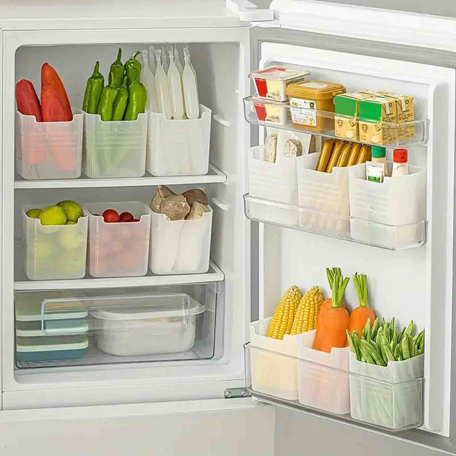 Kitchen Baking Tray Storage - 3pcs Kitchen Storage Basket 10*11*8.5cm Refrigerator
