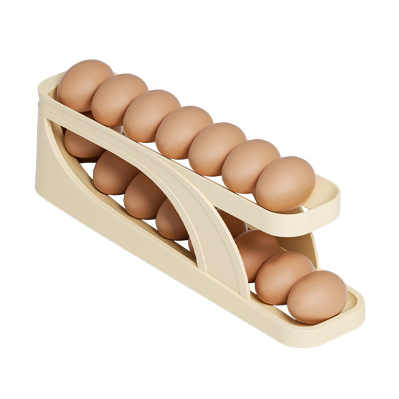 Kitchen Baking Tray Storage - 〔W〕Automatic Scrolling Egg Rack Holder Storage