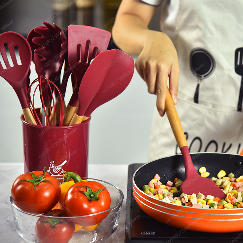 12-Piece silicone cookware set - огляд і ціна Kitchen Baking Pan Storage