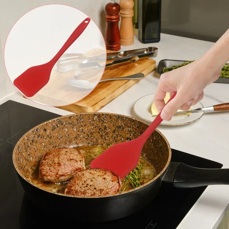 1pcs Silicone Fish Turner Thin - огляд і ціна Offset Spatula Set