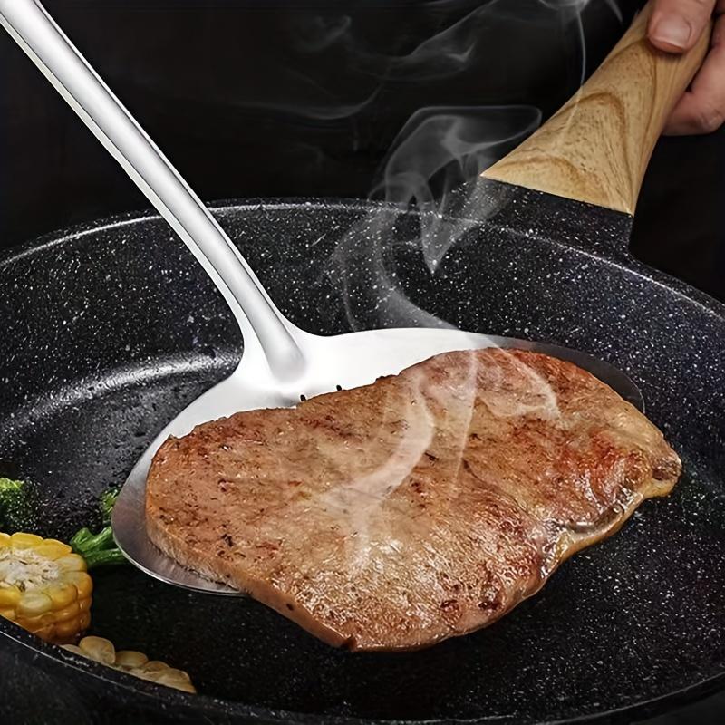 New Large Stainless Steel Fish - огляд і ціна Offset Spatula Set