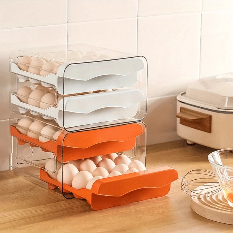 1pc Kitchen Egg Storage Box Re - огляд і ціна Kitchen Baking Tray Storage