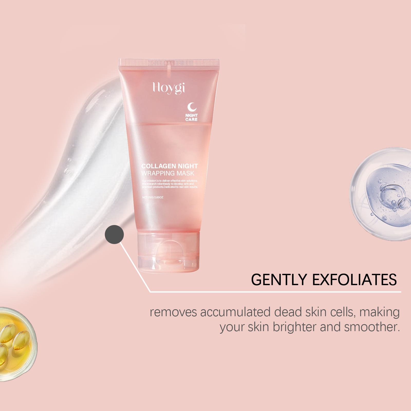 Collagen Night Wrapping Mask H - огляд і ціна Offset Spatula Set