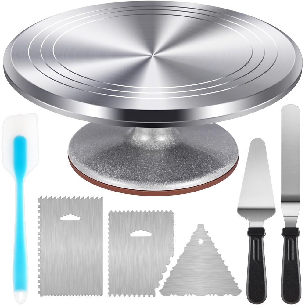 Cake Turntable Set, Revolving  - огляд і ціна Offset Spatula Set