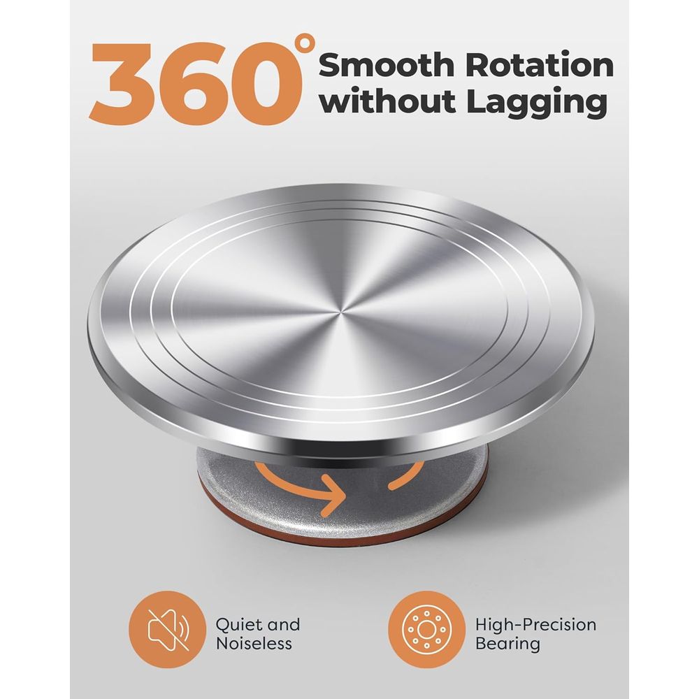 Cake Turntable Set, Revolving  - огляд і ціна Offset Spatula Set