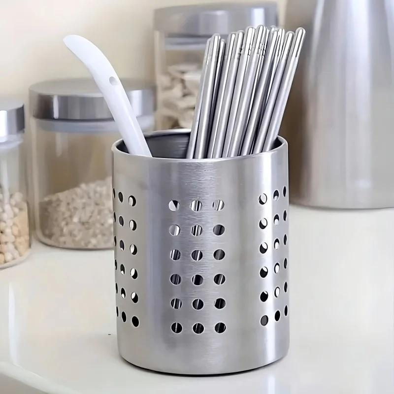 #New.Stainless Steel Cylindric - огляд і ціна Kitchen Baking Tray Storage