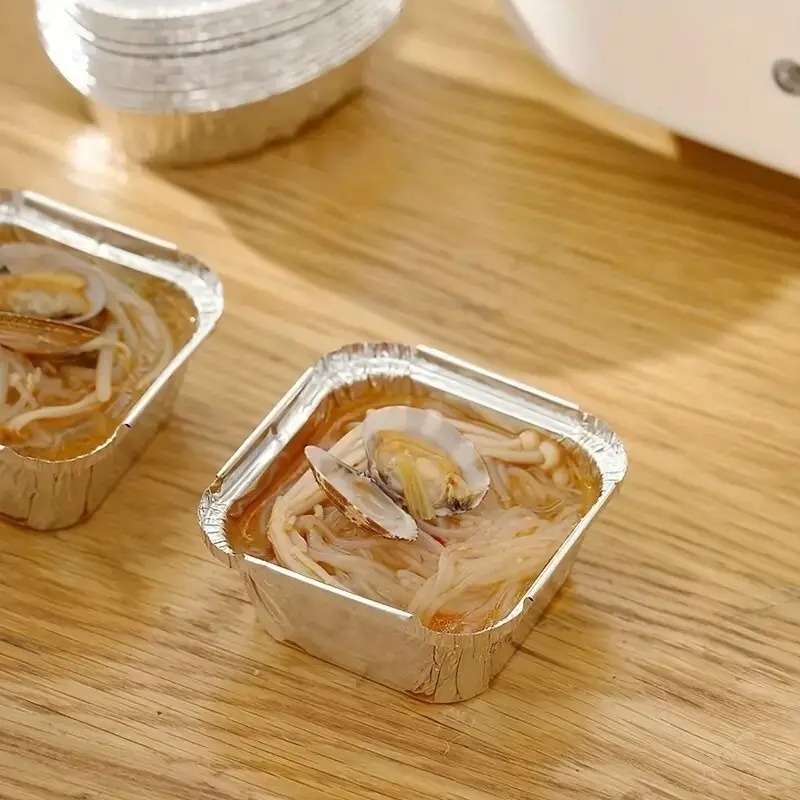 20/40Pcs Square Disposable Alu - огляд і ціна Kitchen Baking Pan Storage