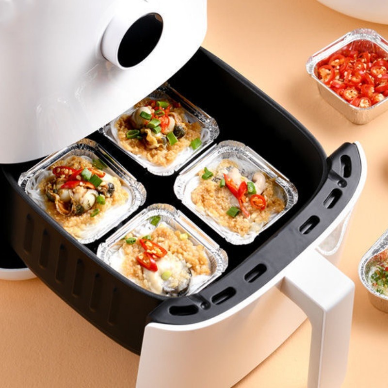 20/40Pcs Square Disposable Alu - огляд і ціна Kitchen Baking Pan Storage