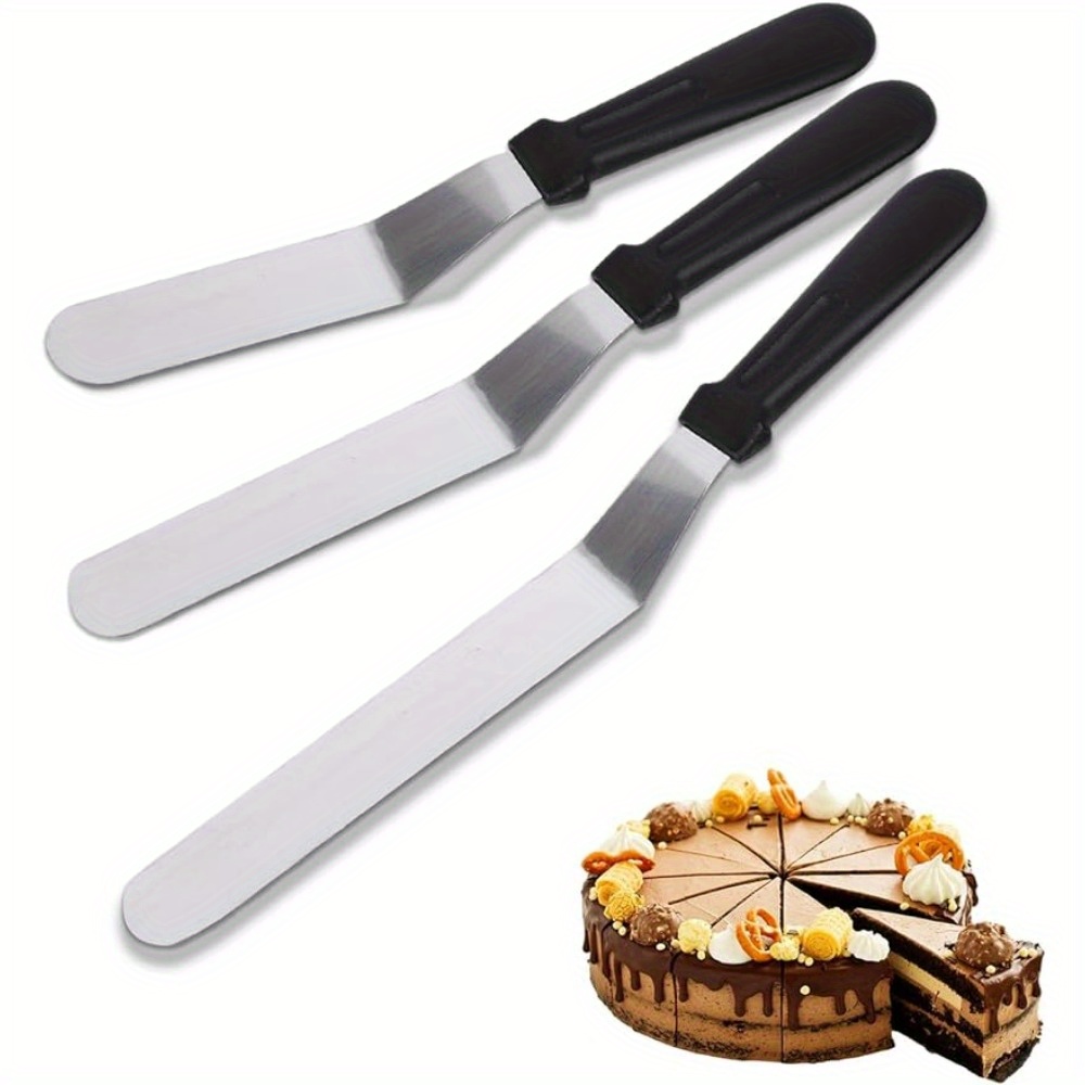 Icing Spatula Angled Stainless - огляд і ціна Offset Spatula Set