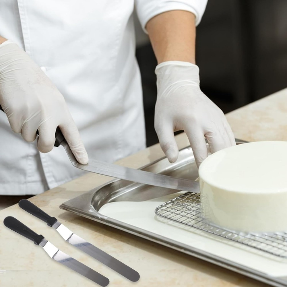 Icing Spatula Angled Stainless - огляд і ціна Offset Spatula Set