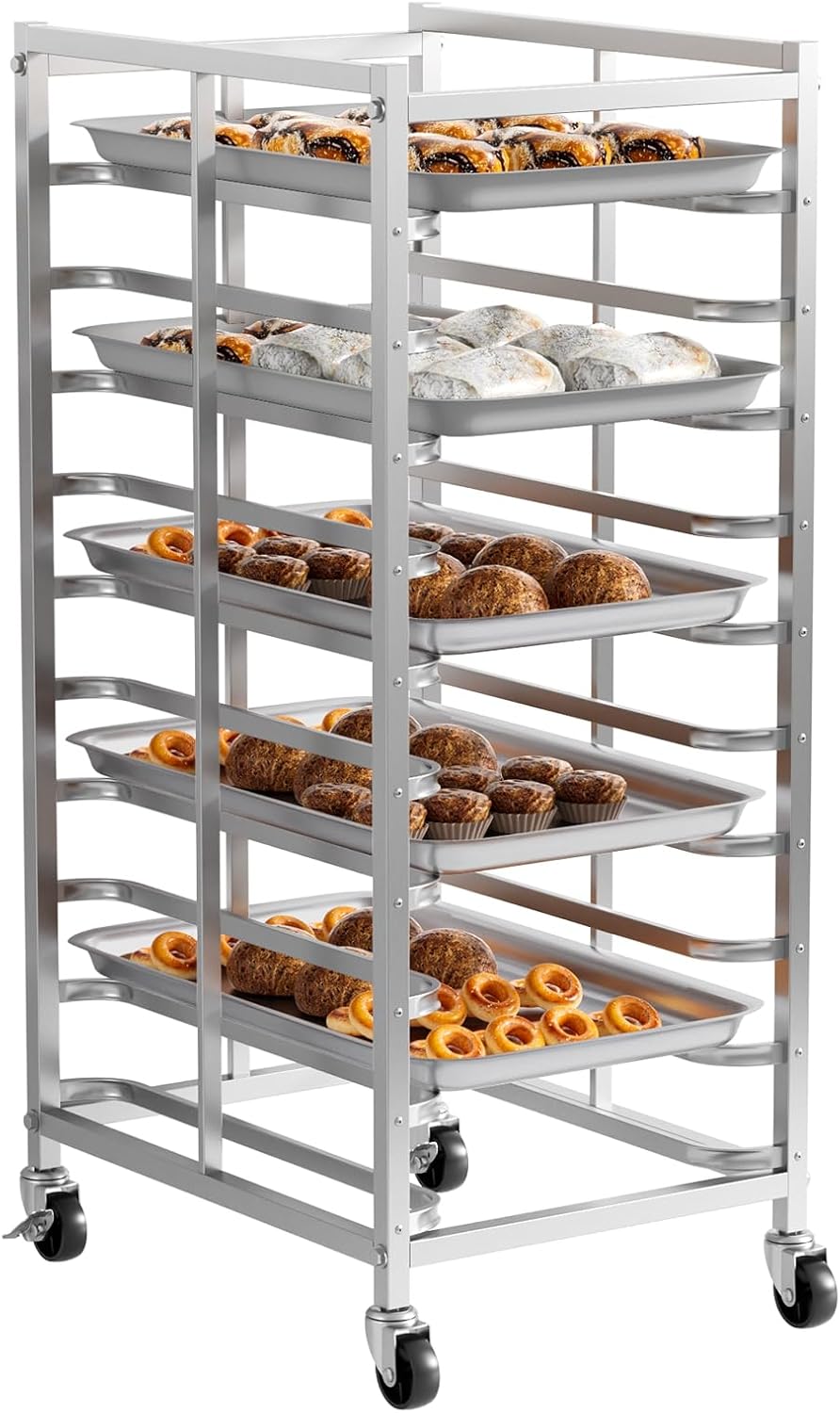 Commercial Stainless Steel Bak - огляд і ціна Kitchen Baking Cart
