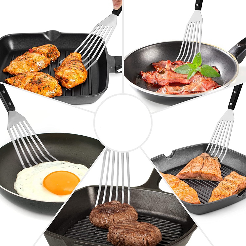 12.4Inch Fish Spatula- Slotted - огляд і ціна Offset Spatula Set