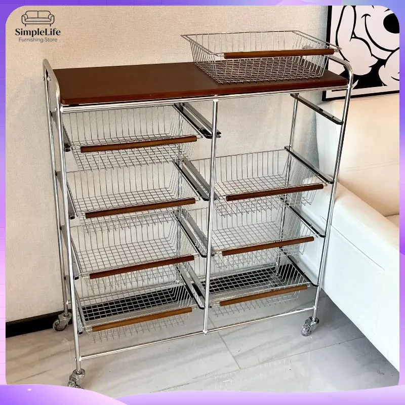 Retro Kitchen Cart with Wheels - огляд і ціна Kitchen Baking Cart