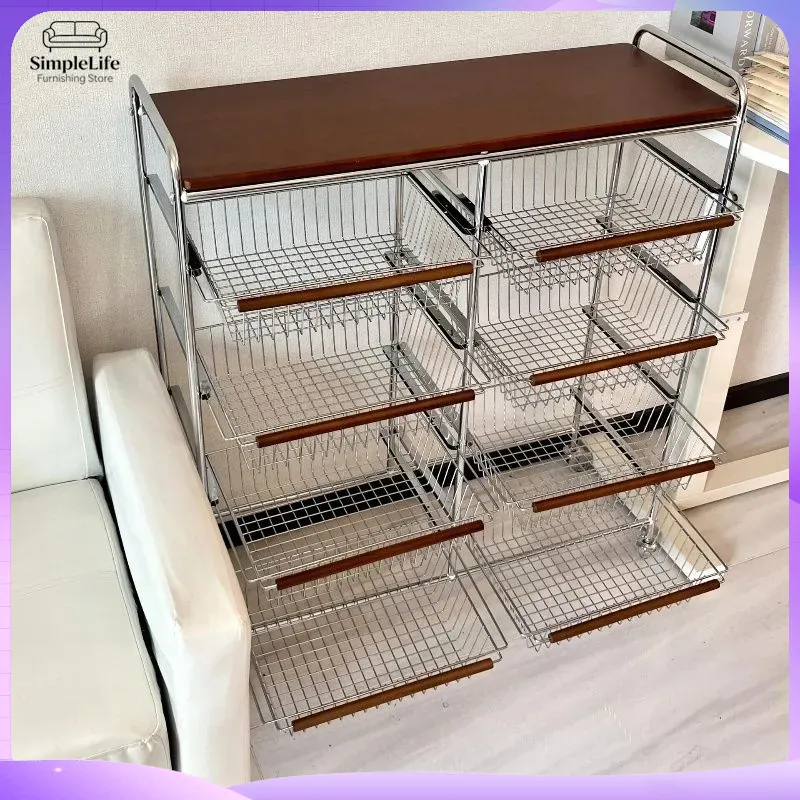 Retro Kitchen Cart with Wheels - огляд і ціна Kitchen Baking Cart