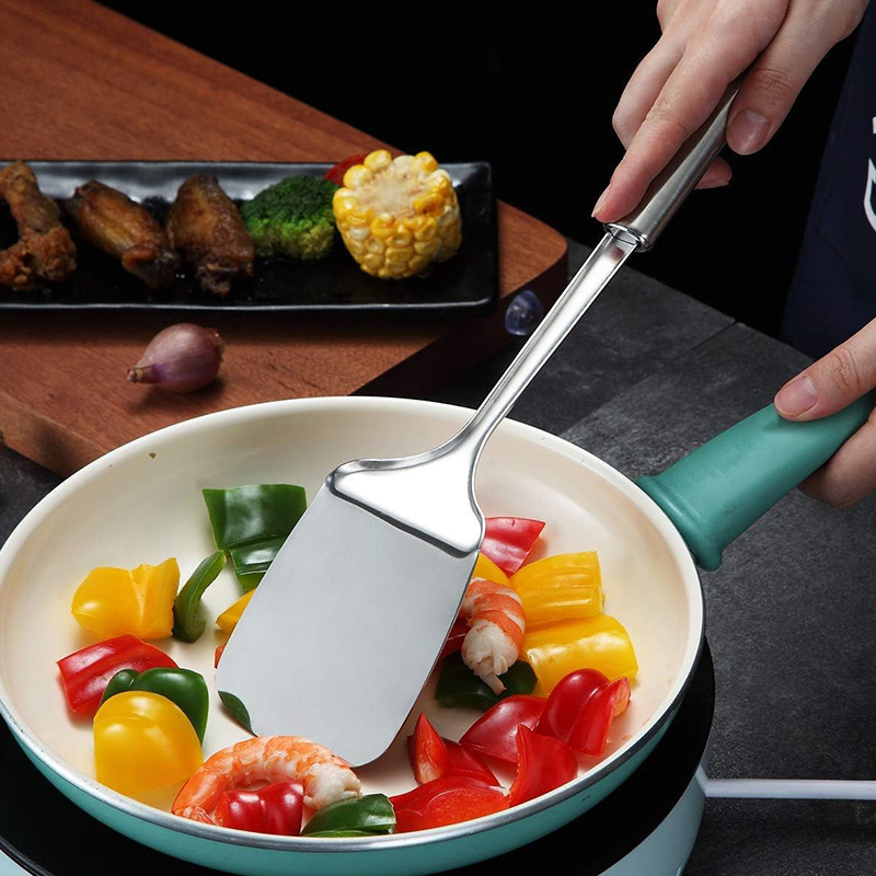 Stainless Steel Turner Long Ha - огляд і ціна Offset Spatula Set