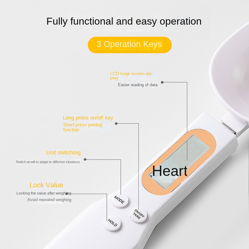 Spoon Scale 001g Usb Rechargea - огляд і ціна Mini Kitchen Baking