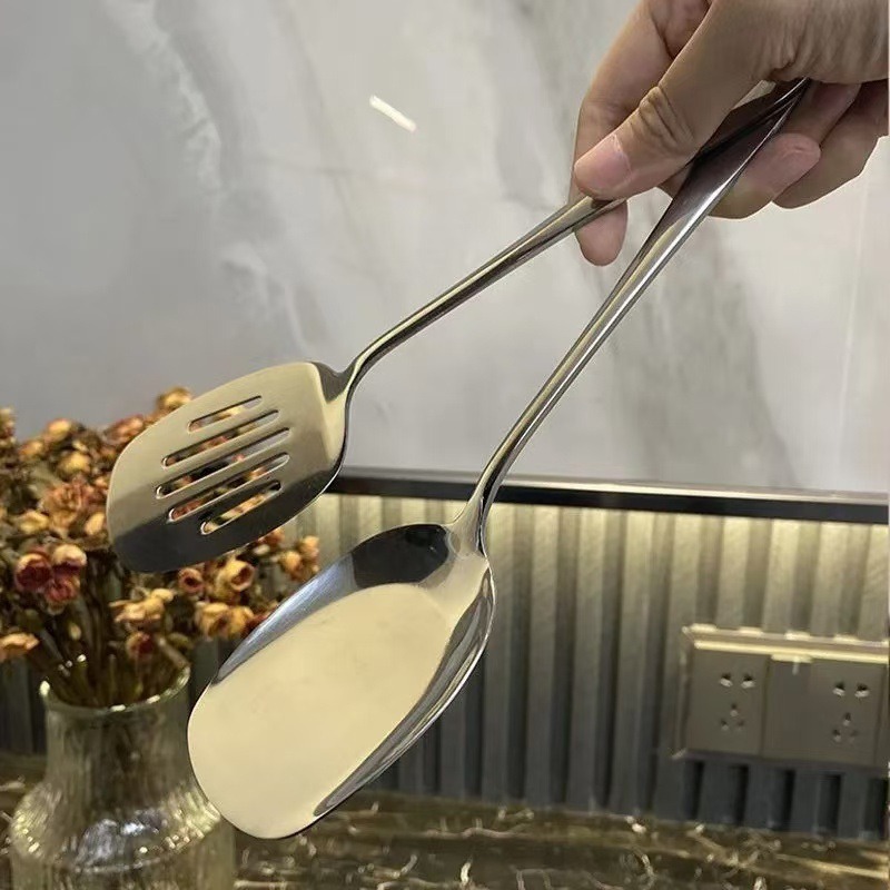 Food Grade Stainless Steel Wok - огляд і ціна Offset Spatula Set