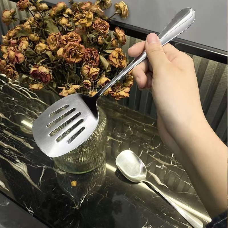 Food Grade Stainless Steel Wok - огляд і ціна Offset Spatula Set