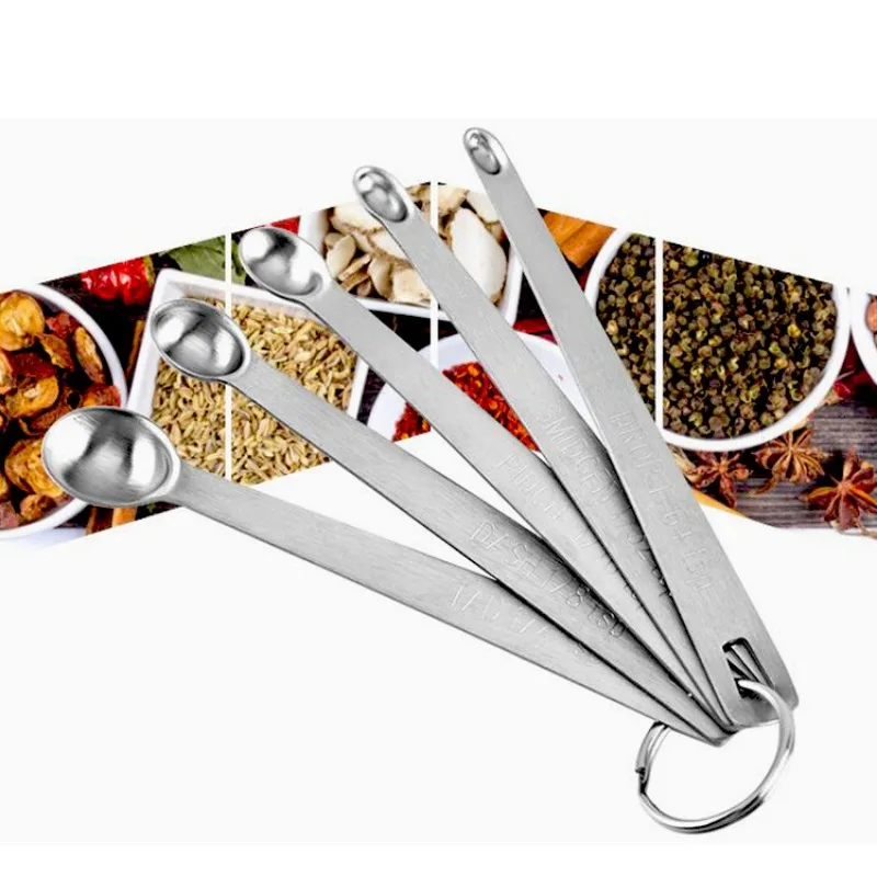 5Pcs Stainless Steel Mini Meas - огляд і ціна Mini Kitchen Baking