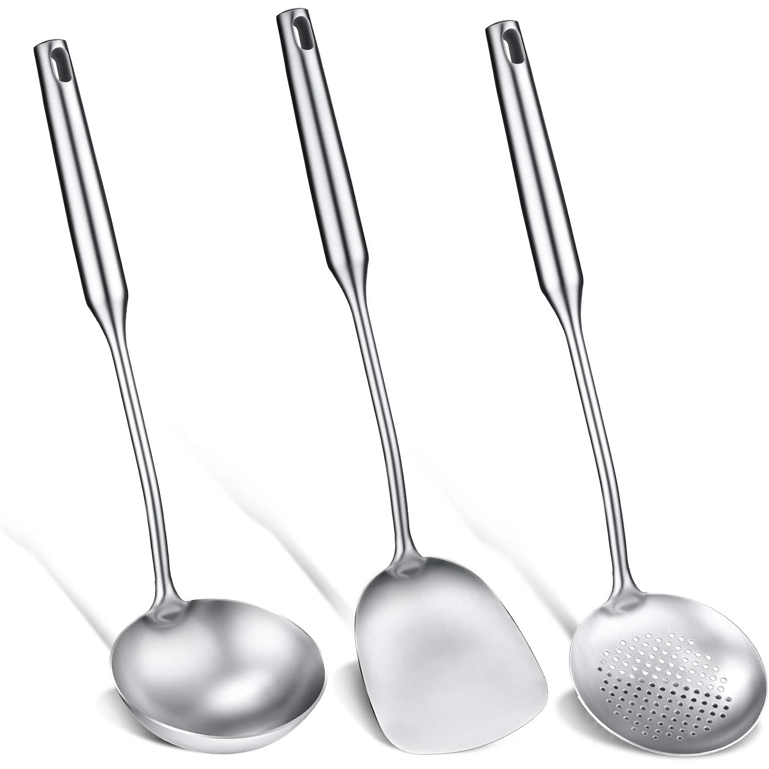 Wok Spatula, Ladle and Large S - огляд і ціна Offset Spatula Set