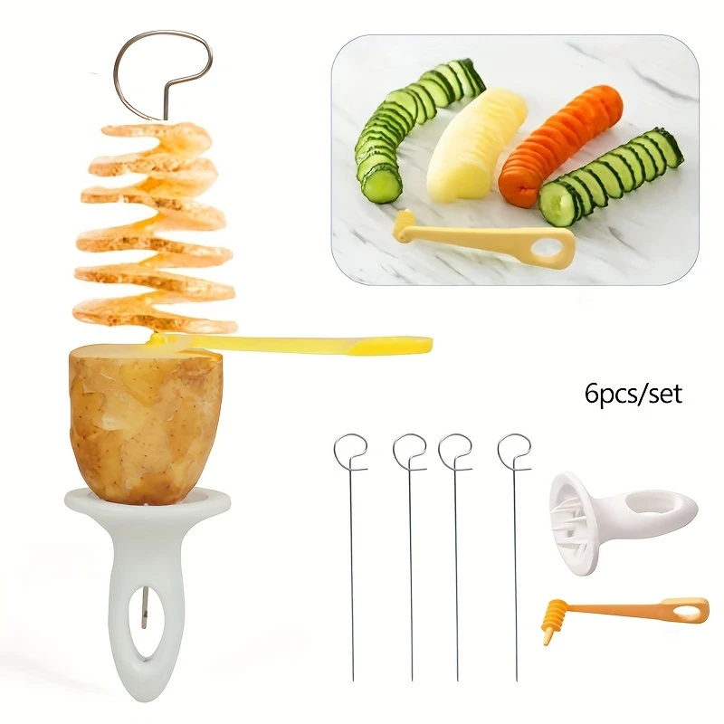 6Pcs Stainless Steel Spiralize - огляд і ціна Kitchen Jobs