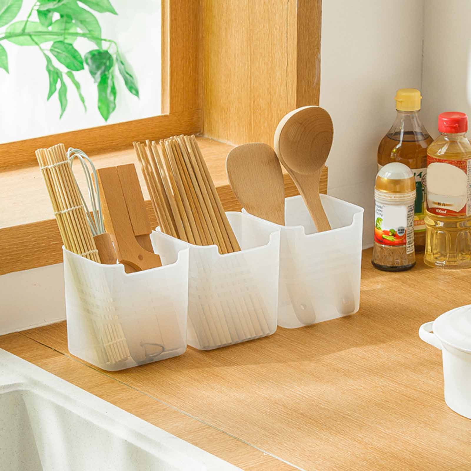 3pcs Kitchen Storage Basket 10 - огляд і ціна Kitchen Baking Tray Storage