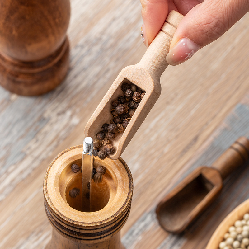 2/5PCS Wooden Coffee Scoop Set - огляд і ціна Mini Kitchen Baking
