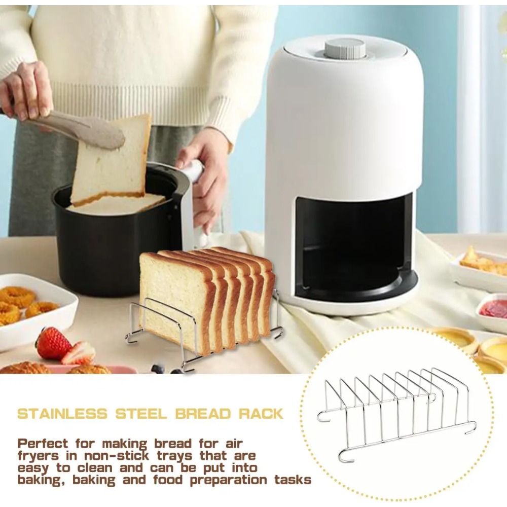 Toast Bread Rack Stainless Ste - огляд і ціна Kitchen Baking Pan Storage
