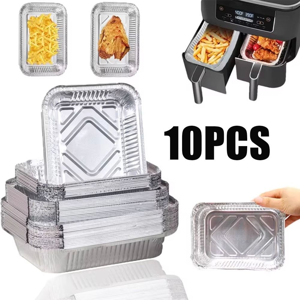 10PCS Disposable Aluminum Foil - огляд і ціна Kitchen Baking Pan Storage