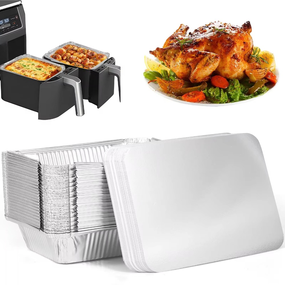 10PCS Disposable Aluminum Foil - огляд і ціна Kitchen Baking Pan Storage