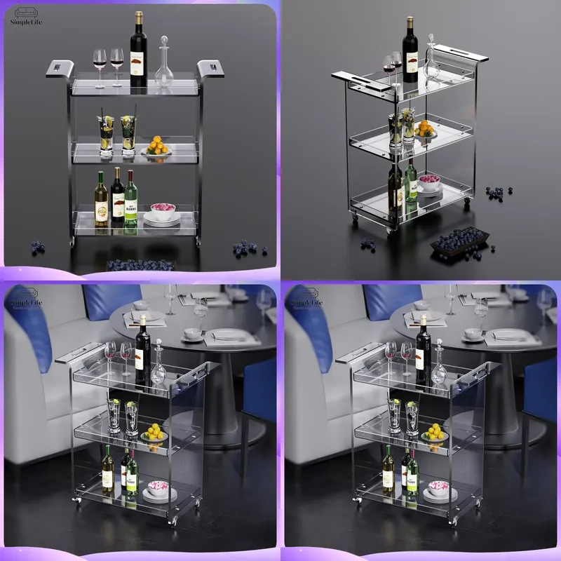 Modern 3-Tier Kitchen Cart wit - огляд і ціна Kitchen Baking Cart