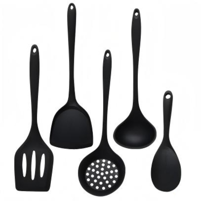 5Pcs Food Grade Silicone Kitch - огляд і ціна Offset Spatula Set