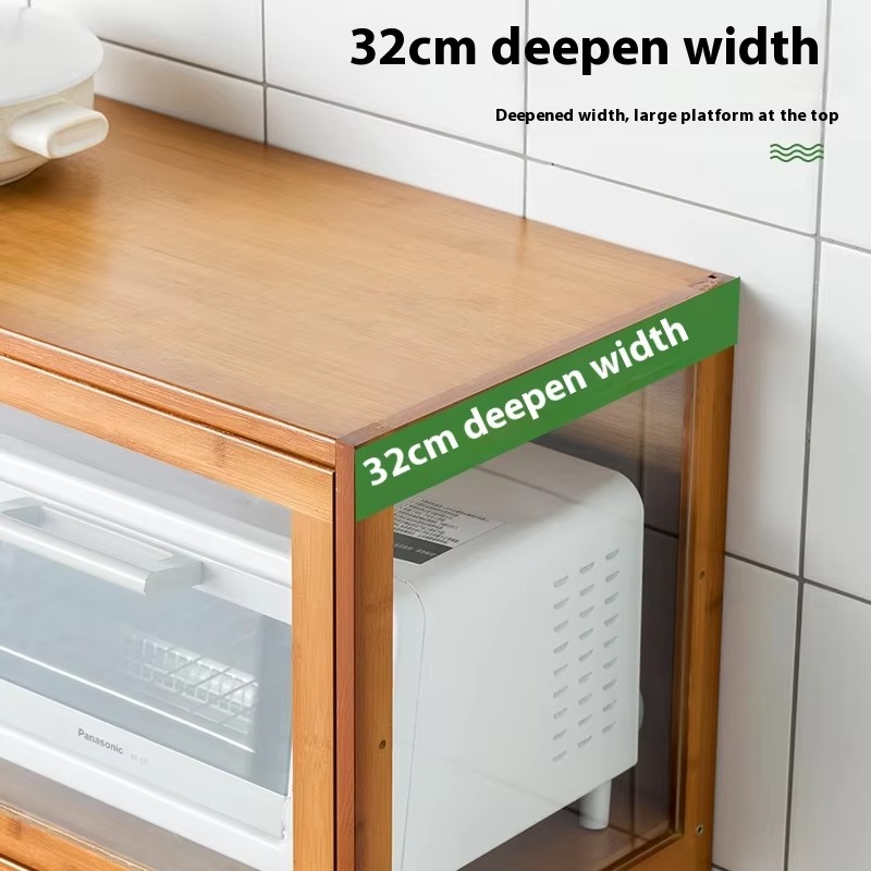 Kitchen cart mango wood adjust - огляд і ціна Kitchen Baking Cart