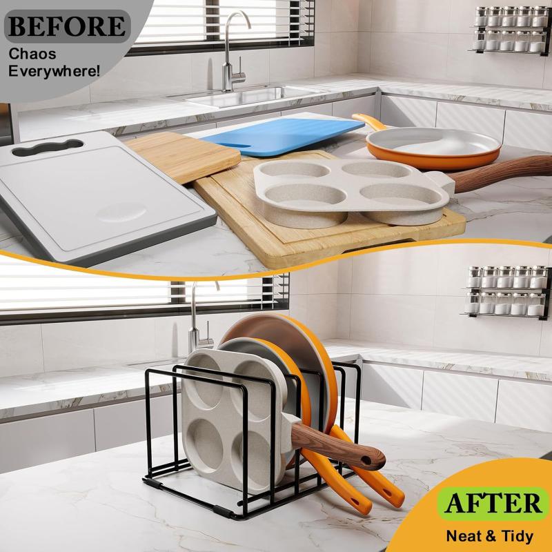 Anti-slip Feet Organizer Bakin - огляд і ціна Kitchen Baking Pan Storage