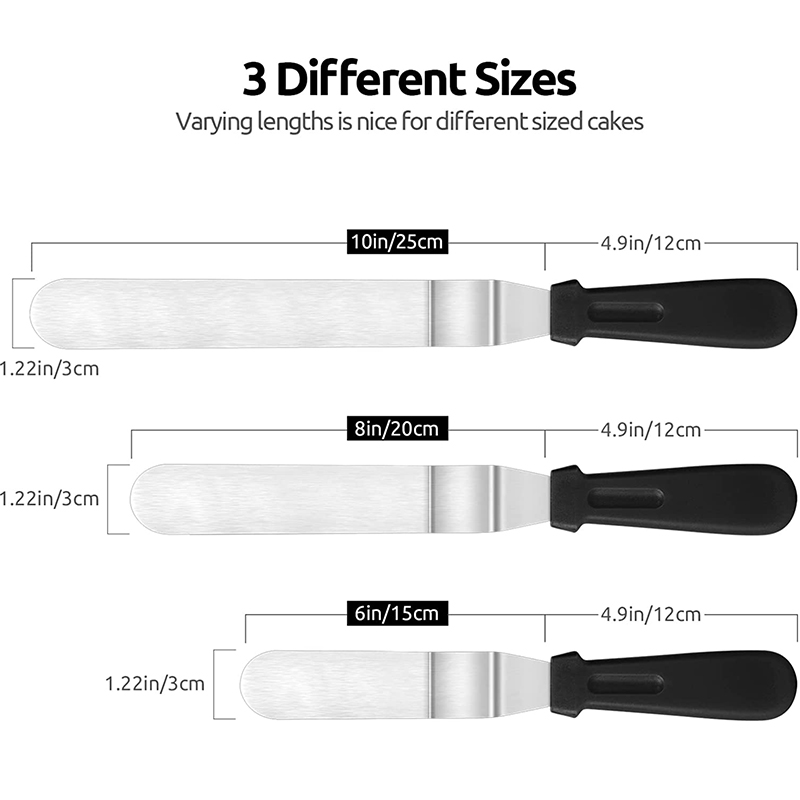 LMETJMA Cake Offset Spatula St - огляд і ціна Offset Spatula Set