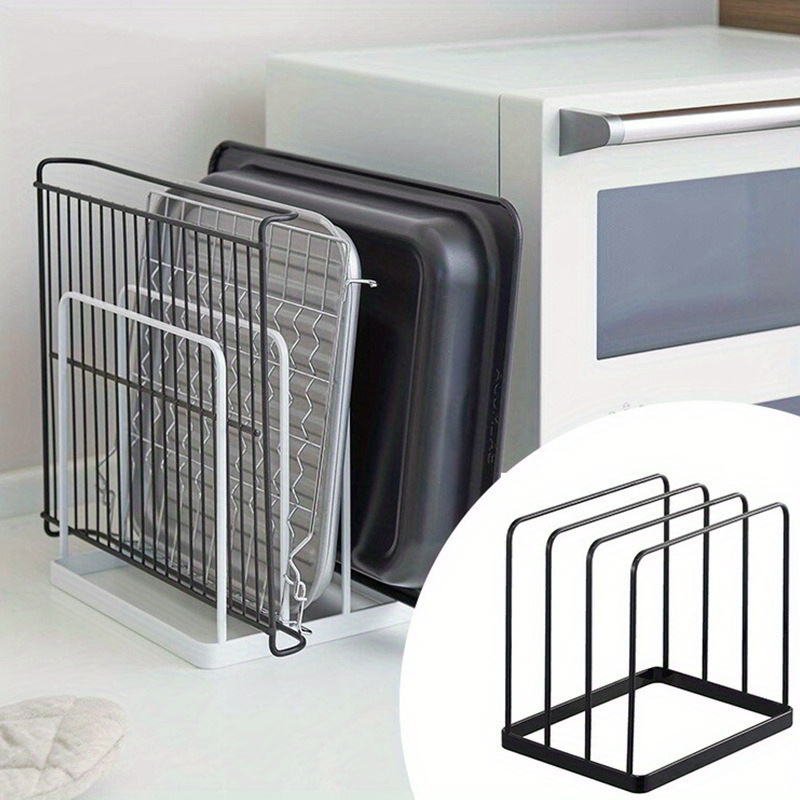 Vertical Cutting Board Rack Fo - огляд і ціна Kitchen Baking Tray Storage