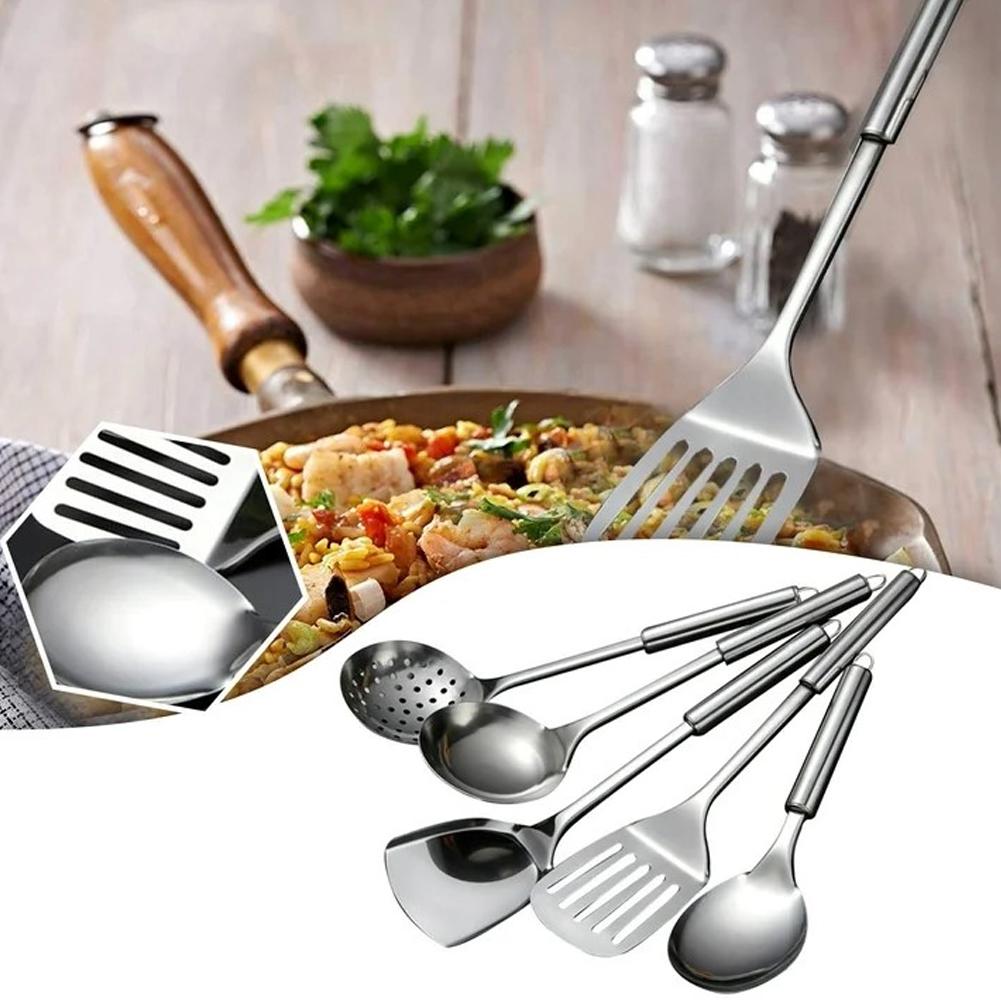 5PCS/SET Stainless Steel Pract - огляд і ціна Offset Spatula Set