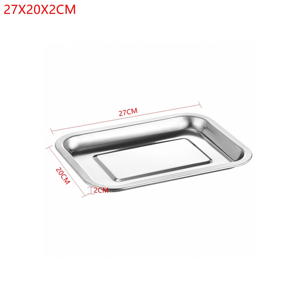 1PCS Stainless Steel Food Tray - огляд і ціна Kitchen Baking Pan Storage