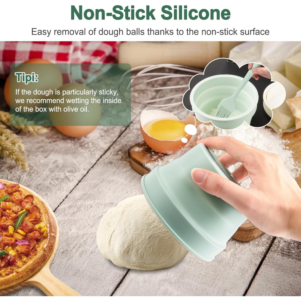 Lidded Hybrid Pizza Dough Box, - огляд і ціна Kitchen Jobs