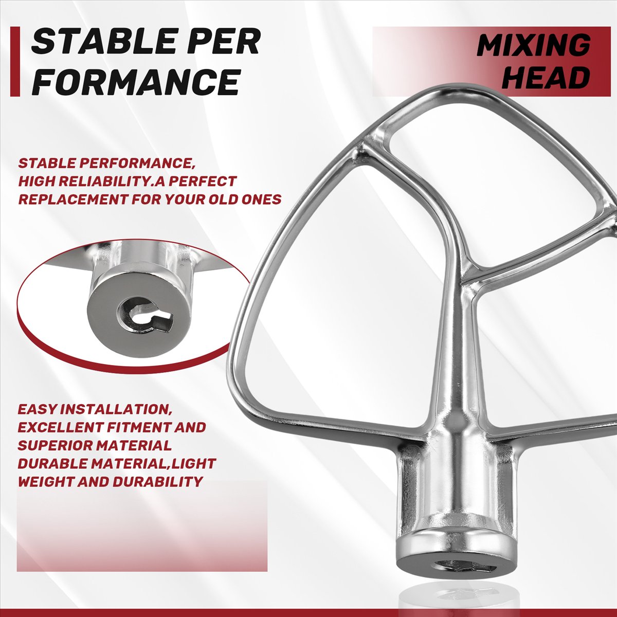 Hot A60T Stainless Steel Flat  - огляд і ціна Kitchen Baking Aid
