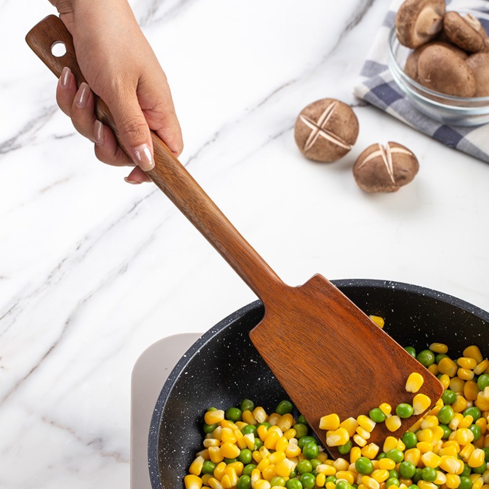 34cm Solid Wood Cooking Spatul - огляд і ціна Offset Spatula Set