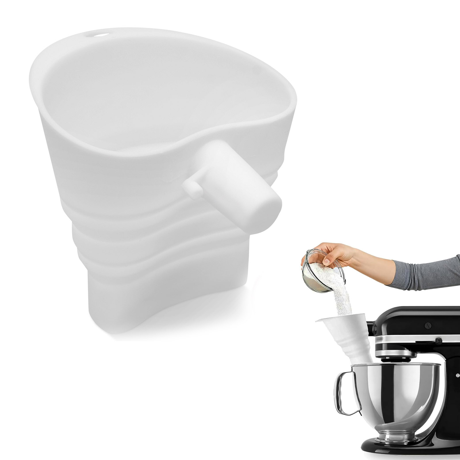 Silicone Flour Funnel for Kitc - огляд і ціна Kitchen Baking Aid