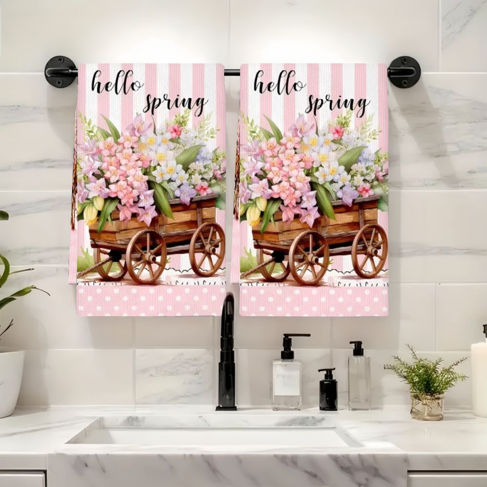 2Pcs, Spring Flower Cart Kitch - огляд і ціна Kitchen Baking Cart