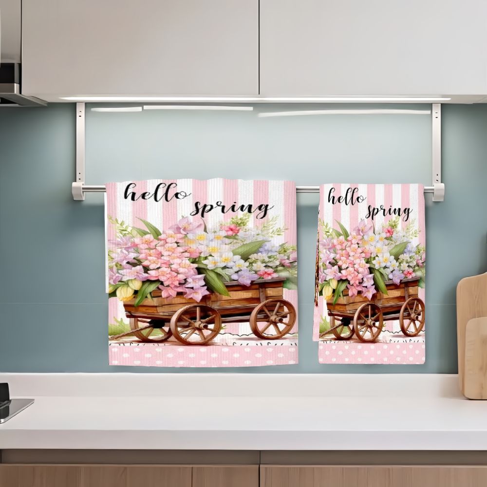 2Pcs, Spring Flower Cart Kitch - огляд і ціна Kitchen Baking Cart