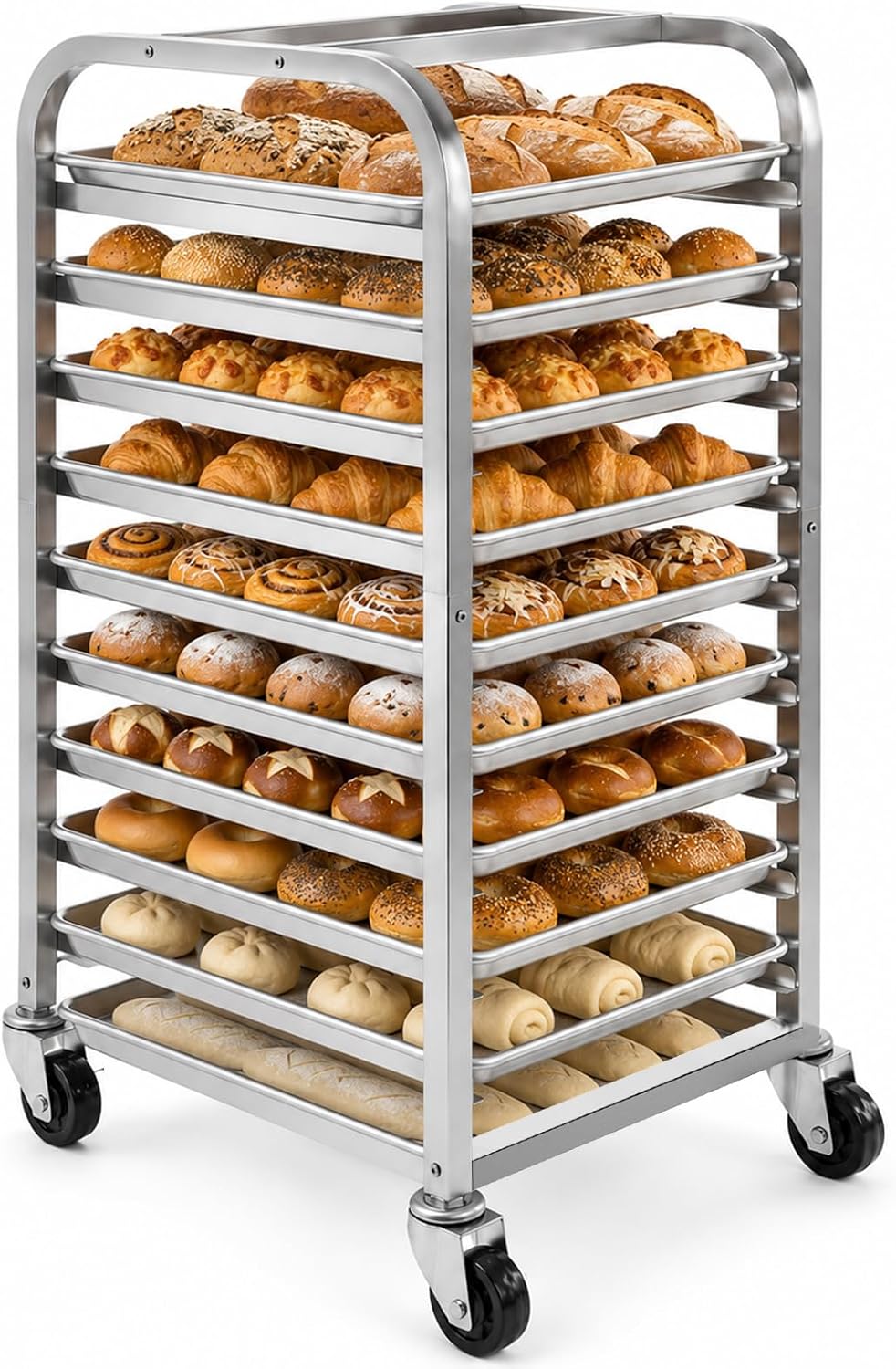 10 Tier Stainless Steel Sheet  - огляд і ціна Kitchen Baking Cart