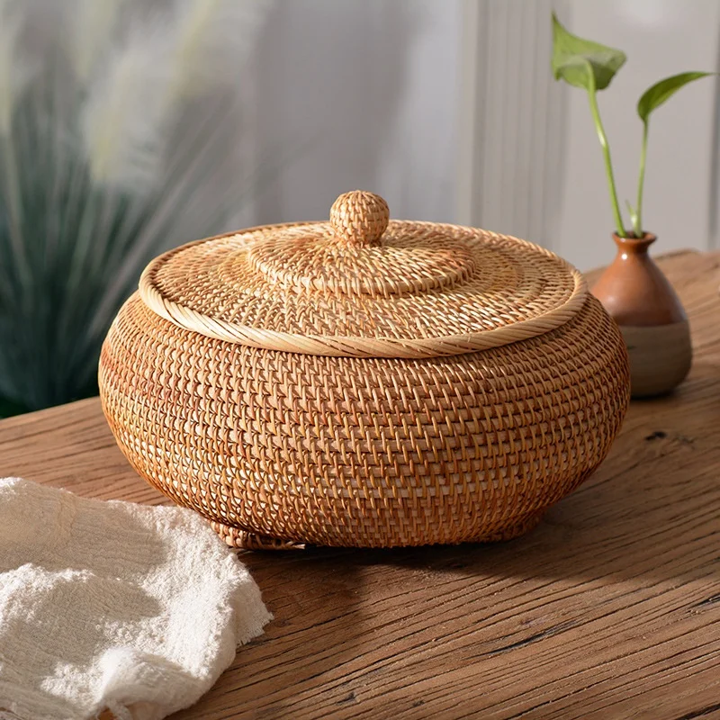 Handwoven Rattan Storage Box W - огляд і ціна Kitchen Baking Tray Storage