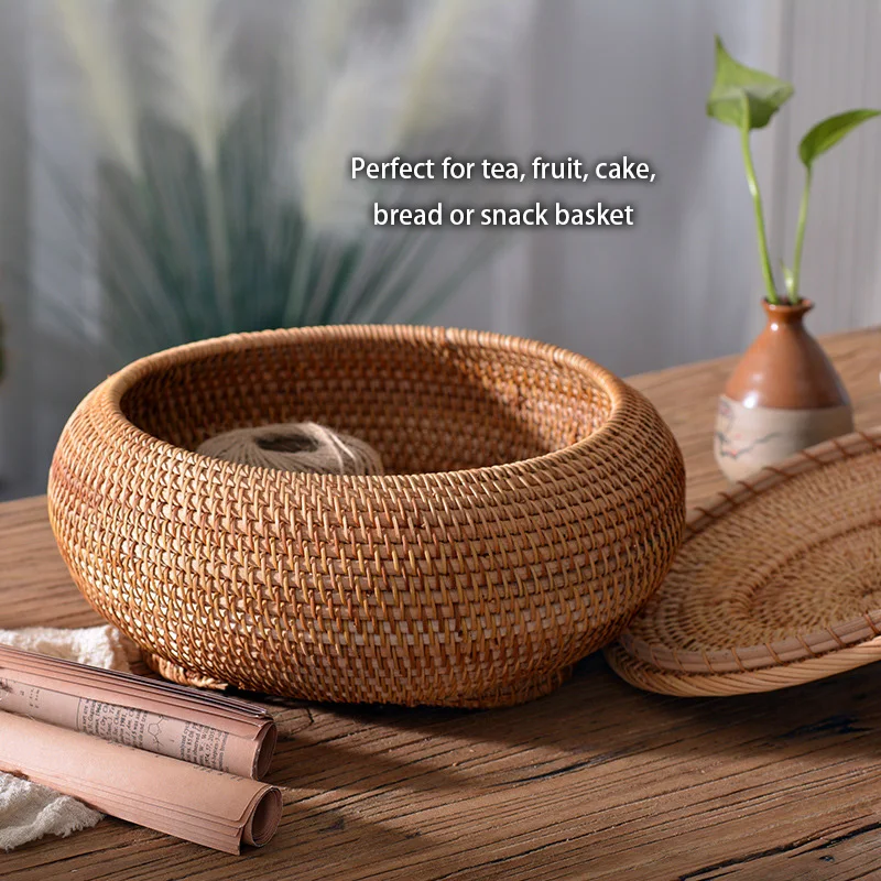 Handwoven Rattan Storage Box W - огляд і ціна Kitchen Baking Tray Storage
